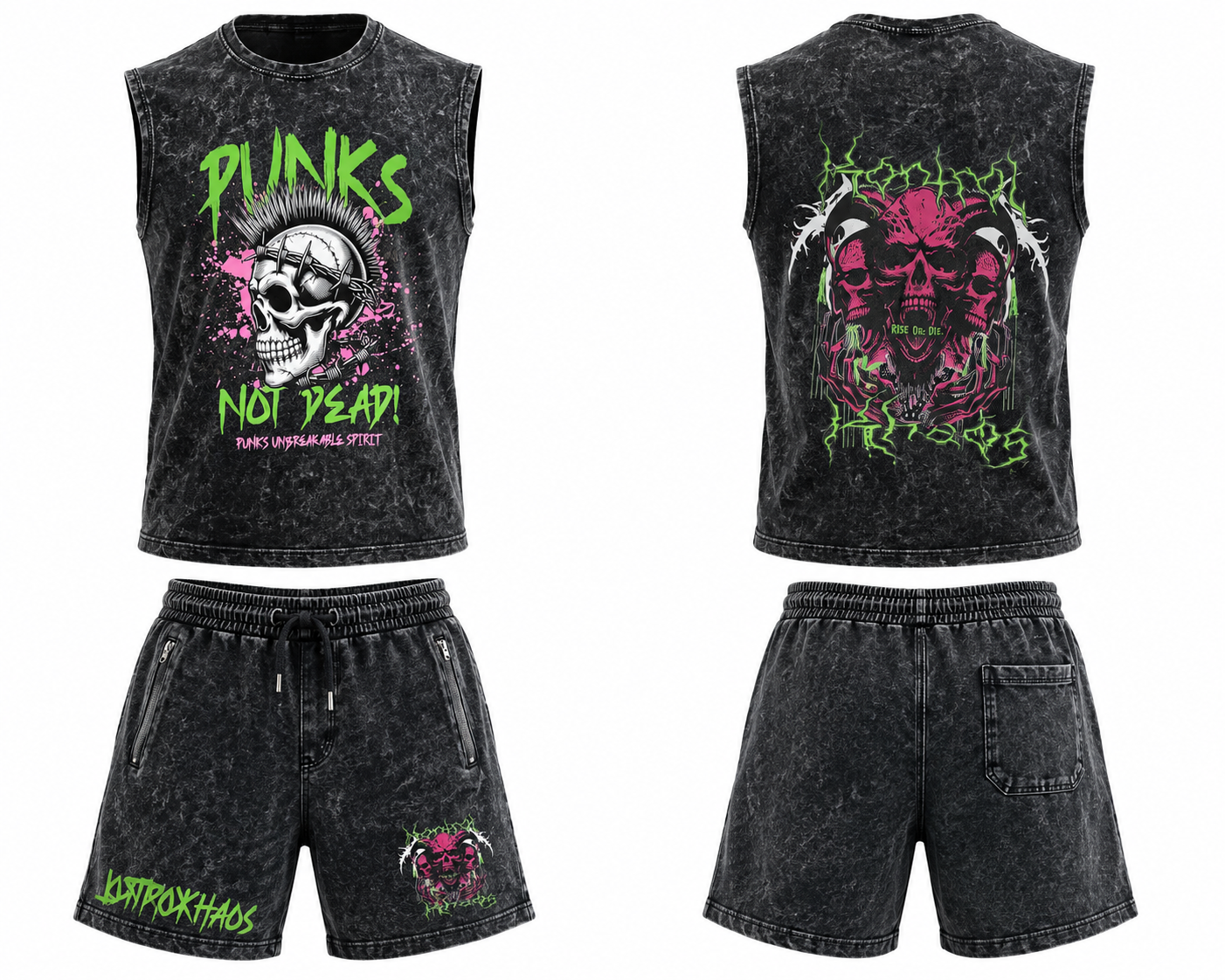 Kontrol Khaous two piece short set