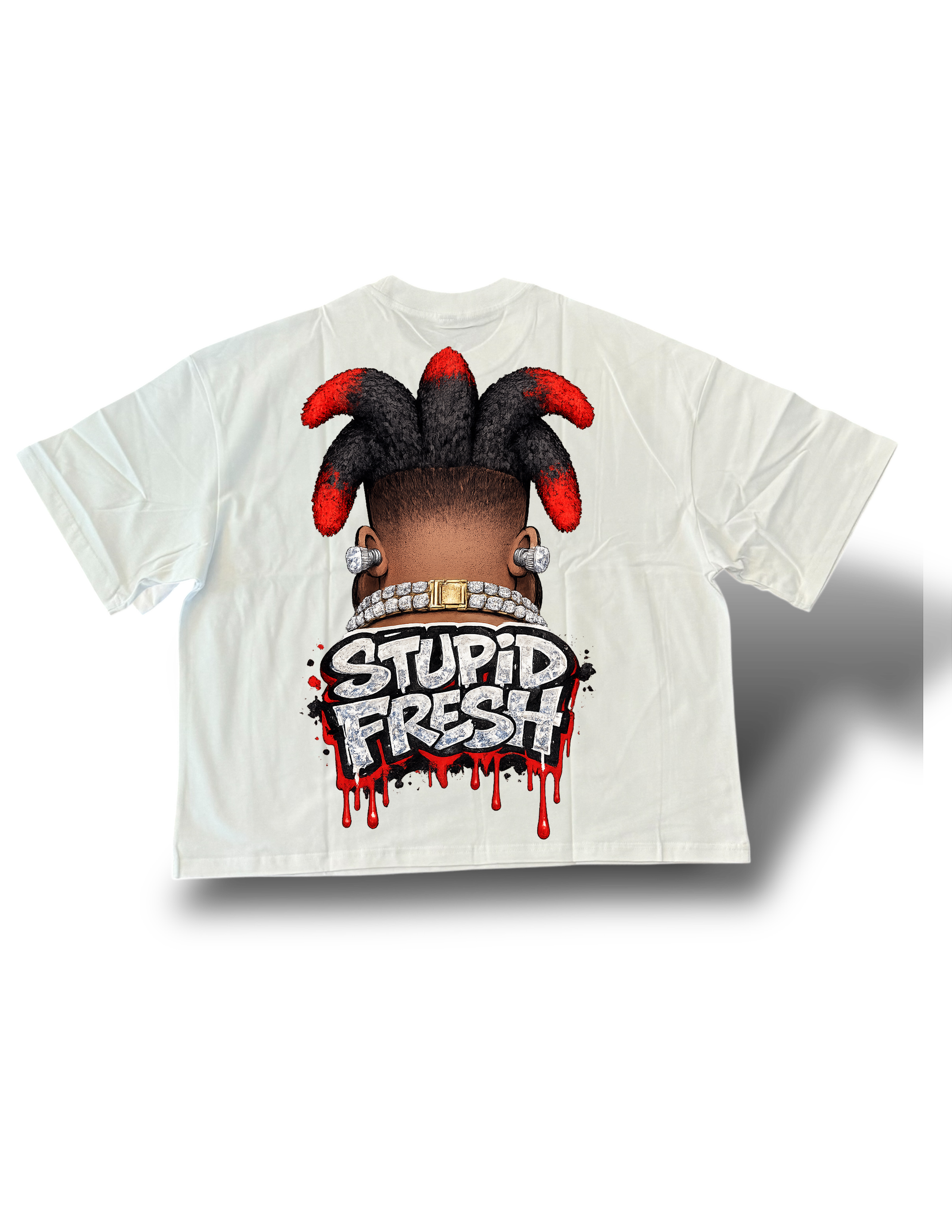 Stupid fresh Mens character box shirt