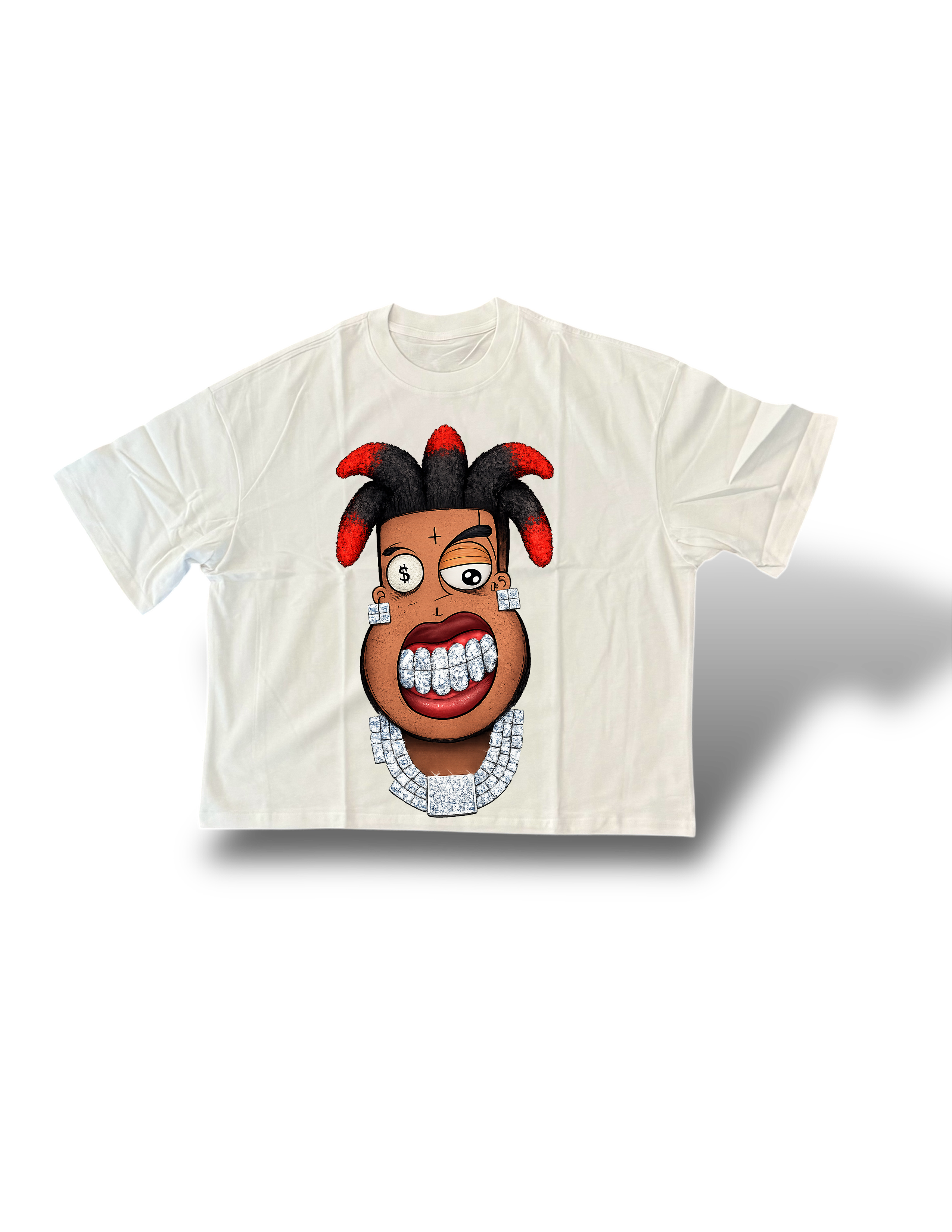 Stupid fresh Mens character box shirt