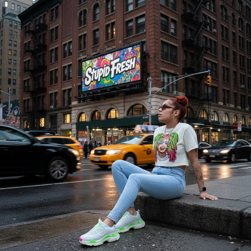 Woman’s cropped box shirt